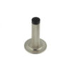 Burlington Knurled Wall Mounted Doorstops Stepped Rose Satin Nickel