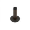Burlington Plain Wall Mounted Door Stops Plain Rose Dark Bronze