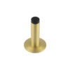 Burlington Plain Wall Mounted Door Stops Chamfered Rose Satin Brass