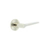 Knightsbridge Door Handle on Reeded Rose Polished Nickel