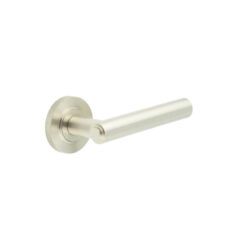 Richmond Door Handles Knurled Rose Satin Nickel
