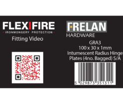 Intumscent Kits for 102mm Radiused Hinges Pack of Four 1mm 30 Minute