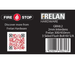 Kit for 300 & 450mm flushbolts 2mm 60 Minute