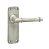 Belfry Suite Door Handle on Latchplate Pewter