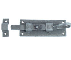 Antique Straight Bolts 100mm Pewter