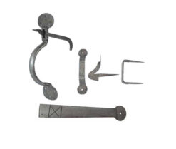 Antique Gate Catches 233mm Pewter