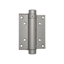 Single Action Steel Spring Hinges 100mm Silver
