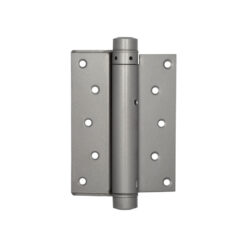 Single Action Steel Spring Hinges 125mm Silver