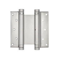 Double Action Steel Spring Hinges 175mm Grey
