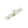 Cropley Cupboard Knobs 30mm Stepped Backplate Polished Nickel
