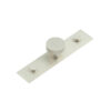 Wenlock Cupboard Knobs 30mm Stepped Backplate  Satin Nickel