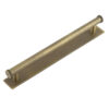 Hoxton Wenlock Cabinet Handles 224mm Ctrs Plain Backplate Antique Brass