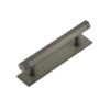 Hoxton Nile Cabinet Handles 96mm Ctrs Stepped Backplate Dark Bronze
