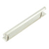 Hoxton Nile Cabinet Handles 224mm Ctrs Stepped Backplate Polished Nickel