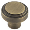 Cropley Cupboard Knobs 30mm Antique Brass
