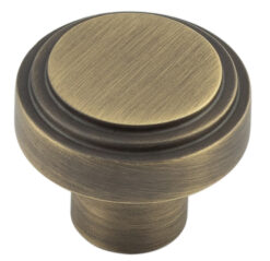 Cropley Cupboard Knobs 30mm Antique Brass