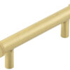 Hoxton Thaxted Cabinet Handles 96mm Ctrs Satin Brass