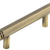 Hoxton Nile Cabinet Handles 96mm Ctrs Antique Brass