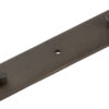 Fanshaw Backplate for Cupboard Knobs 140x30mm Dark Bronze