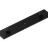 Fanshaw Backplate for Cupboard Knobs 140x30mm Black