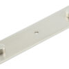 Fanshaw Backplate for Cupboard Knobs 140x30mm Satin Nickel