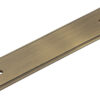 Hoxton Rushton Backplate for Cabinet Handles 140x30mm Antique Brass