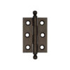 Hoxton Brass Finial Hinges 50x35mm Dark Bronze