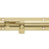 Jedo Brass Heavy Straight Barrel Bolts 152x38mm Polished Brass