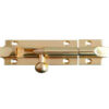 Jedo Brass Bell Shape Straight Barrel Bolts 102x32mm Polished Brass