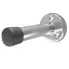 Aluminium Wall Mounted Doorstop 76mm Satin Anodised Aluminium