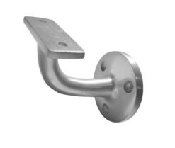 Aluminium Hand Rail Brackets 63mm Satin Anodised Aluminium