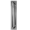 Aluminium Pull Handles w/ Plate 300x75mm Satin Anodised Aluminium