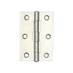 Steel Plain Bearing Butt Hinges 76x50x1.65mm Zinc Plate