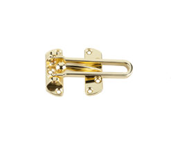 Jedo Security Door Guards Polished Brass