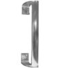 Aluminium Cranked Pull Handles 225mm Satin Anodised Aluminium