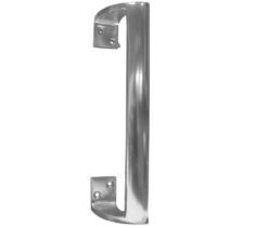 Aluminium Cranked Pull Handles 225mm Satin Anodised Aluminium