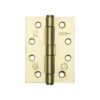 Jedo Grade 7 Steel Heavy Duty Button Tip Hinges 102x76x2.5mm Electro Brassed