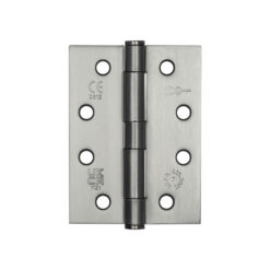 Jedo Grade 7 Steel Heavy Duty Button Tip Hinges 102x76x2.5mm Satin Chrome