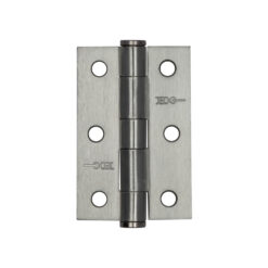 Jedo Grade 7 Steel Heavy Duty Button Tip Hinges 76x50x2mm Satin Chrome