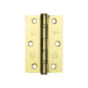 Jedo Steel Ball Bearing Hinges 89x58mm 89x58x2mm Electro Brassed