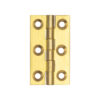 Plain Butt Hinges 39x21x1.5mm Solid Drawn Brass