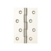 Double Phosphor Bronze Washered Hinges 102x67x2.5mm Polished Nickel