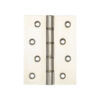 Double Phosphor Bronze Washered Hinges 102x76x3mm Polished Nickel