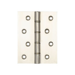 Double Phosphor Bronze Washered Hinges 102x76x3mm Polished Nickel