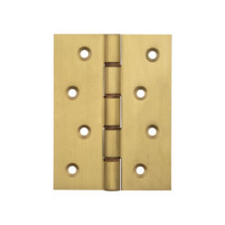 Double Phosphor Bronze Washered Hinges 102x76x3mm Satin Brass