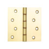 Projection Hinges 102x102x3mm Polished Brass