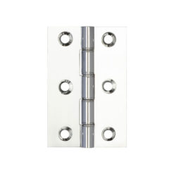 Double Phosphor Bronze Washered Hinge 102x67x3mm Polished Chrome