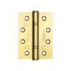 Certifire Stainless Steel Grade 13 Polymer Bearing Hinge 3 Knuckle Brass Finish