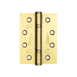 Certifire Stainless Steel Grade 13 Polymer Bearing Hinge 3 Knuckle Brass Finish