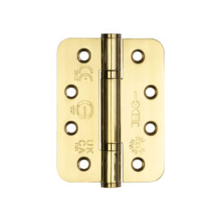 Certifire Stainless Steel Grade 13 Radiused Polymer Bearing Hinges 3 Knuckle (PCK 3) 102x76x3mm Bras